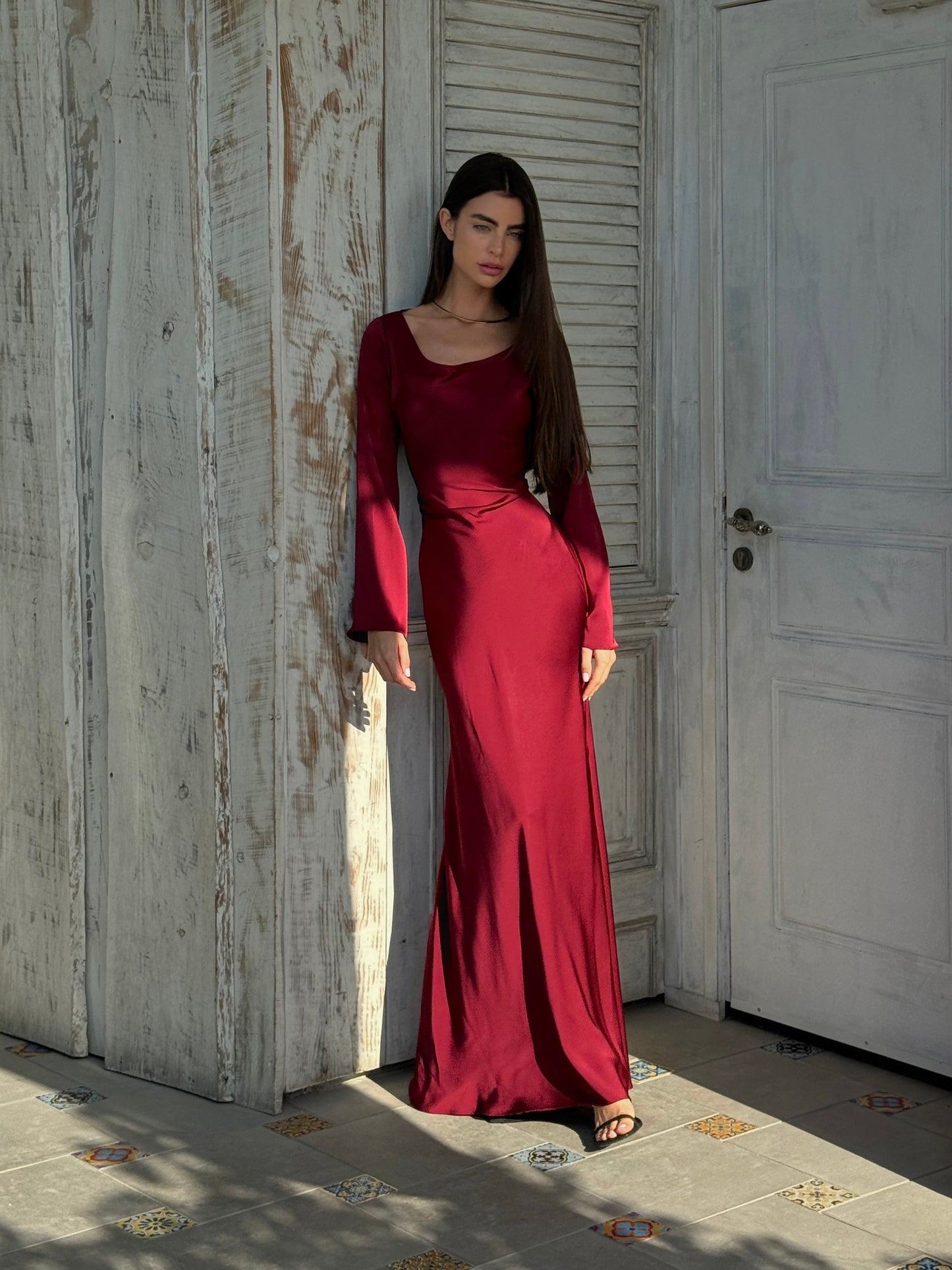 Mia™ - Long sleeve maxi dress