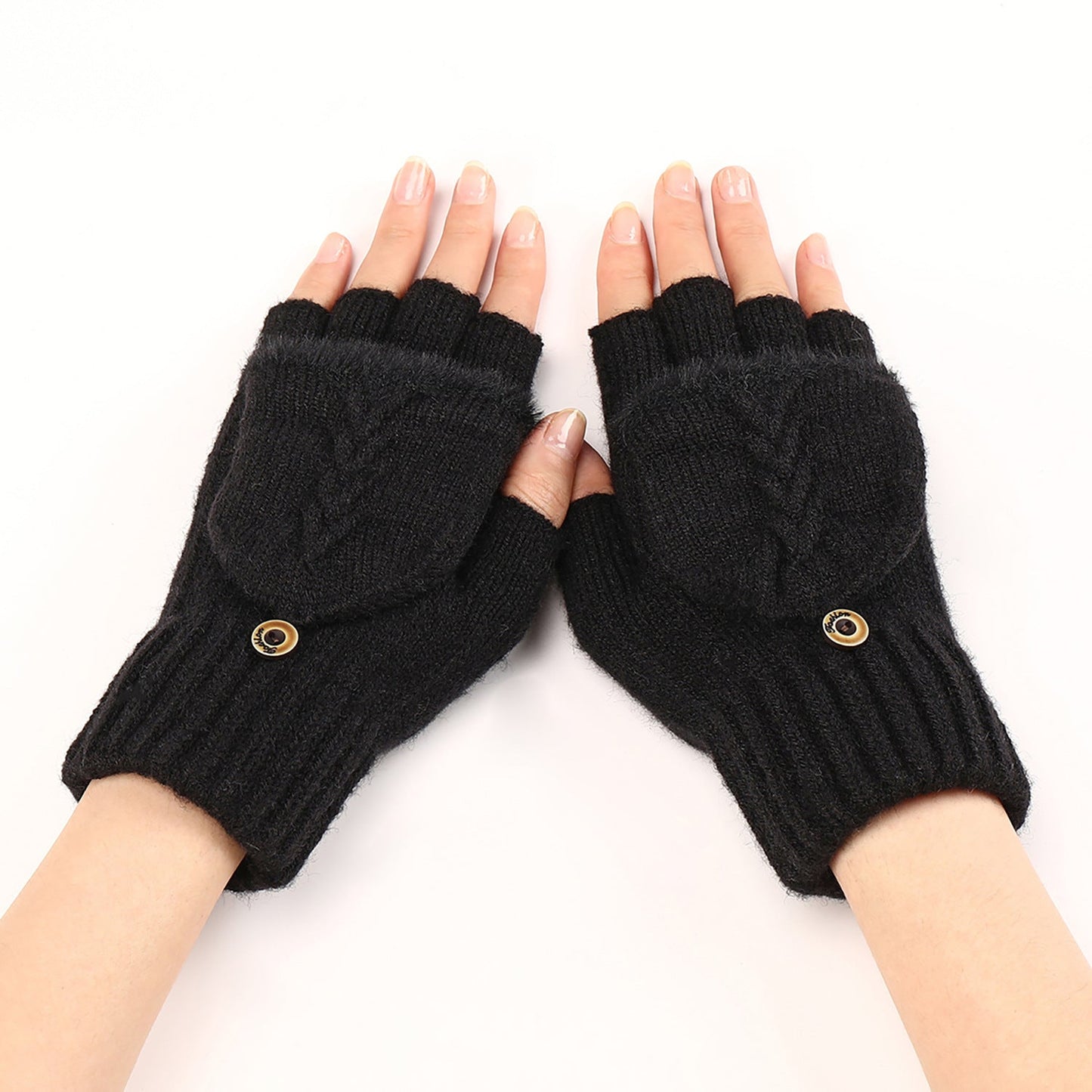 Winter Flip Knit Gloves