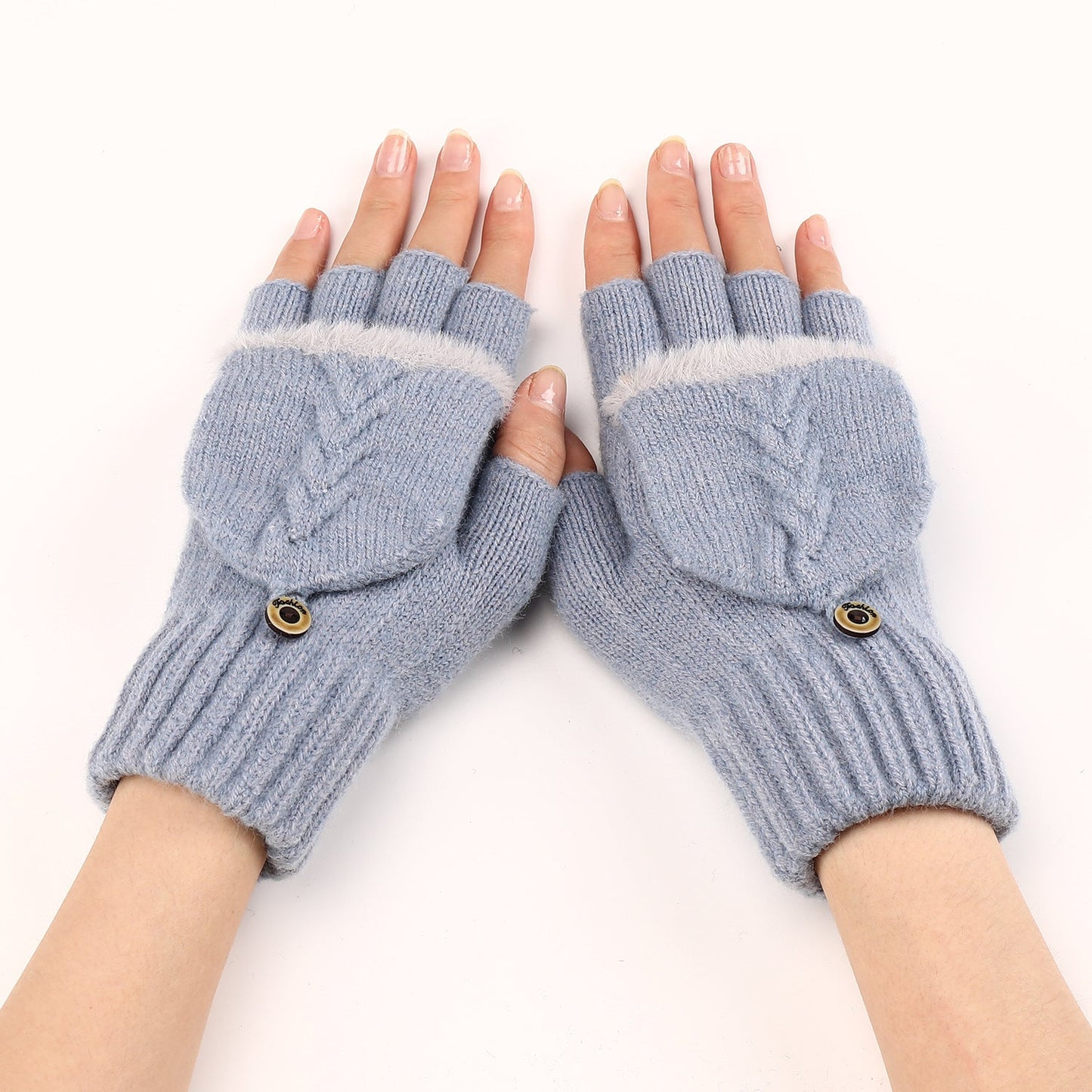 Winter Flip Knit Gloves