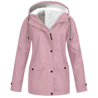 Elvira - Fleece-lined Raincoat for women