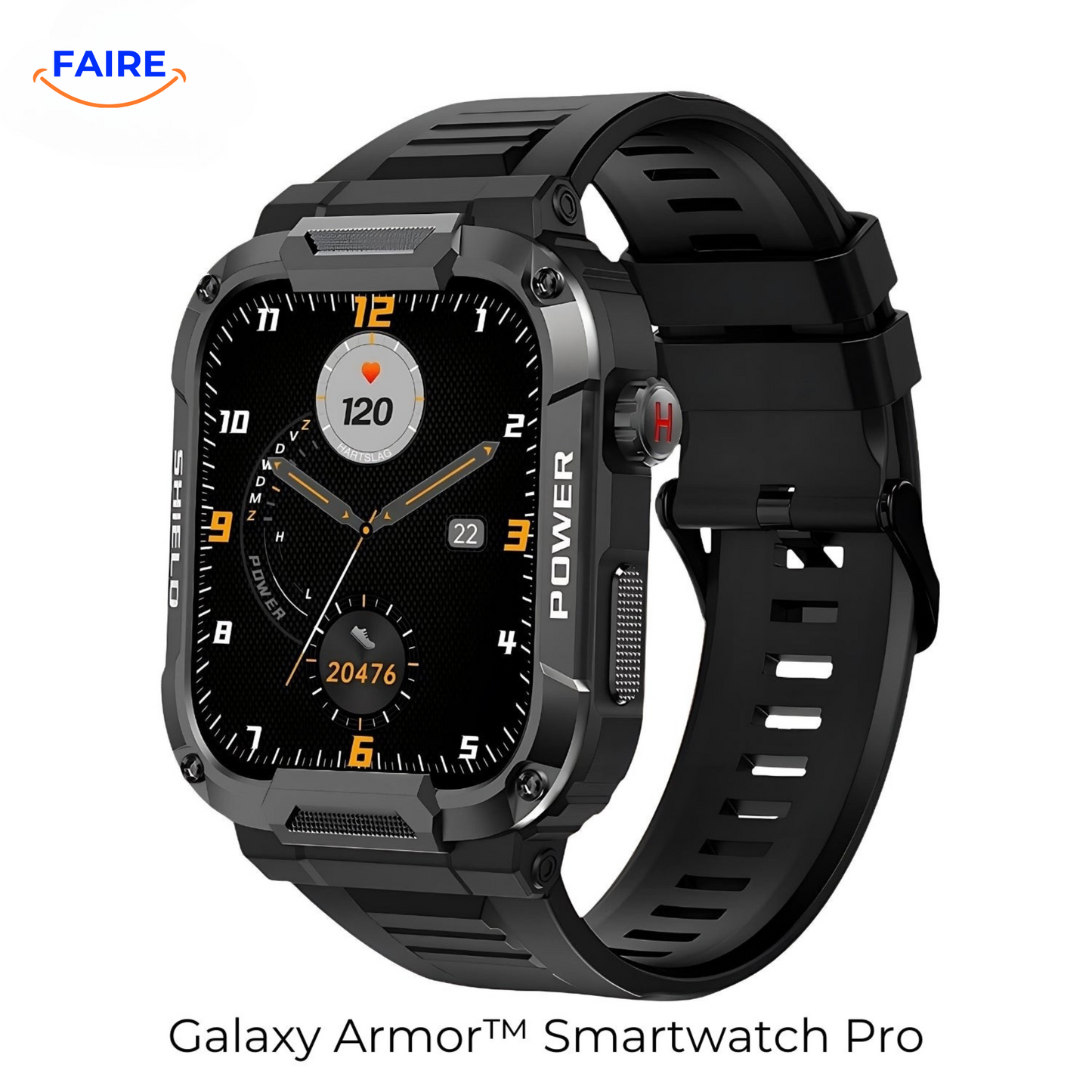 Galaxy Armor™ Smartwatch - Save £100+ on Indestructible Smartwatch for iOS & Android