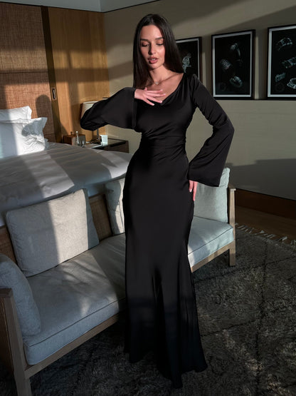 Mia™ - Long sleeve maxi dress