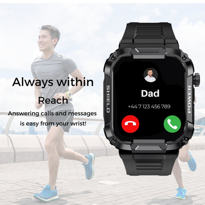 Galaxy Armor™ Smartwatch - Save £100+ on Indestructible Smartwatch for iOS & Android