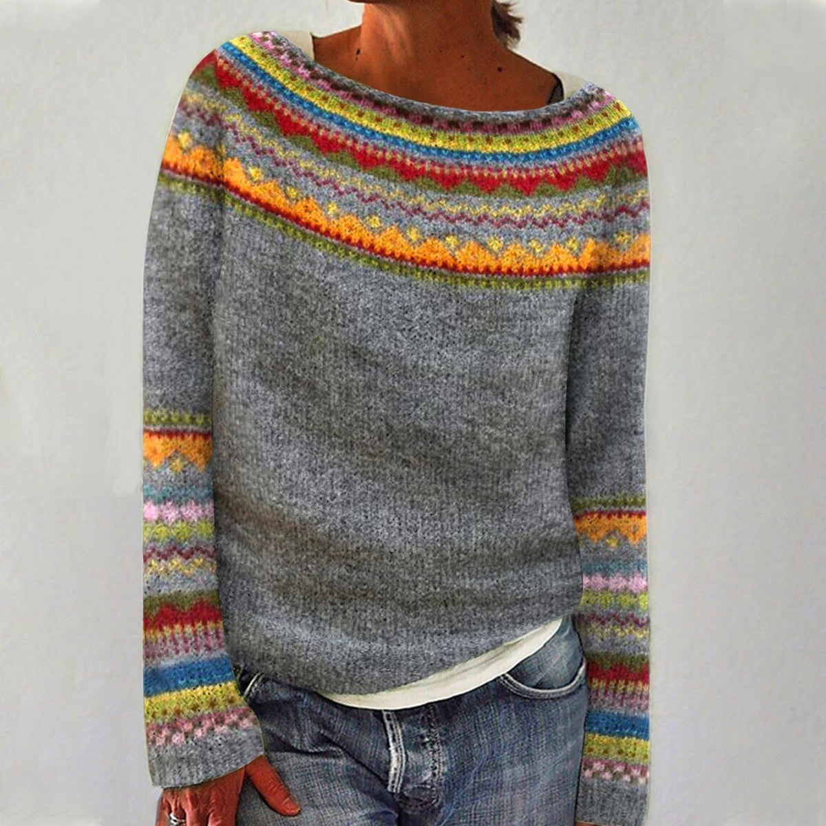 Emily™ - Cozy Retro Knit Jumper