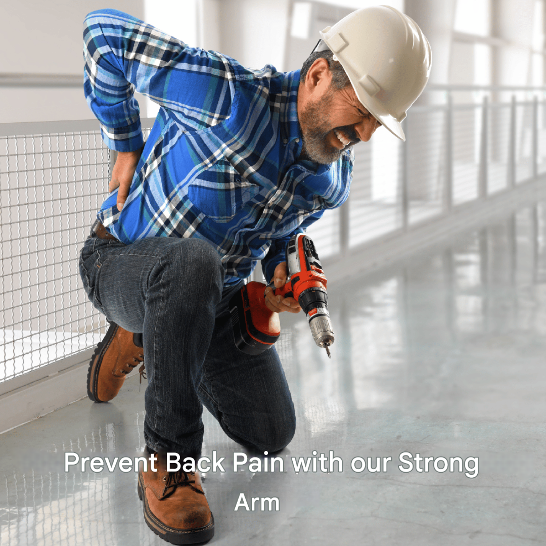 Strong Arm™ Lifting Aid | Prevent Back Strain with 150 kg Load Capacity in Durable Stainless Steel