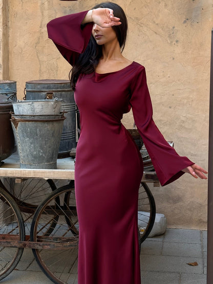 Mia™ - Long sleeve maxi dress