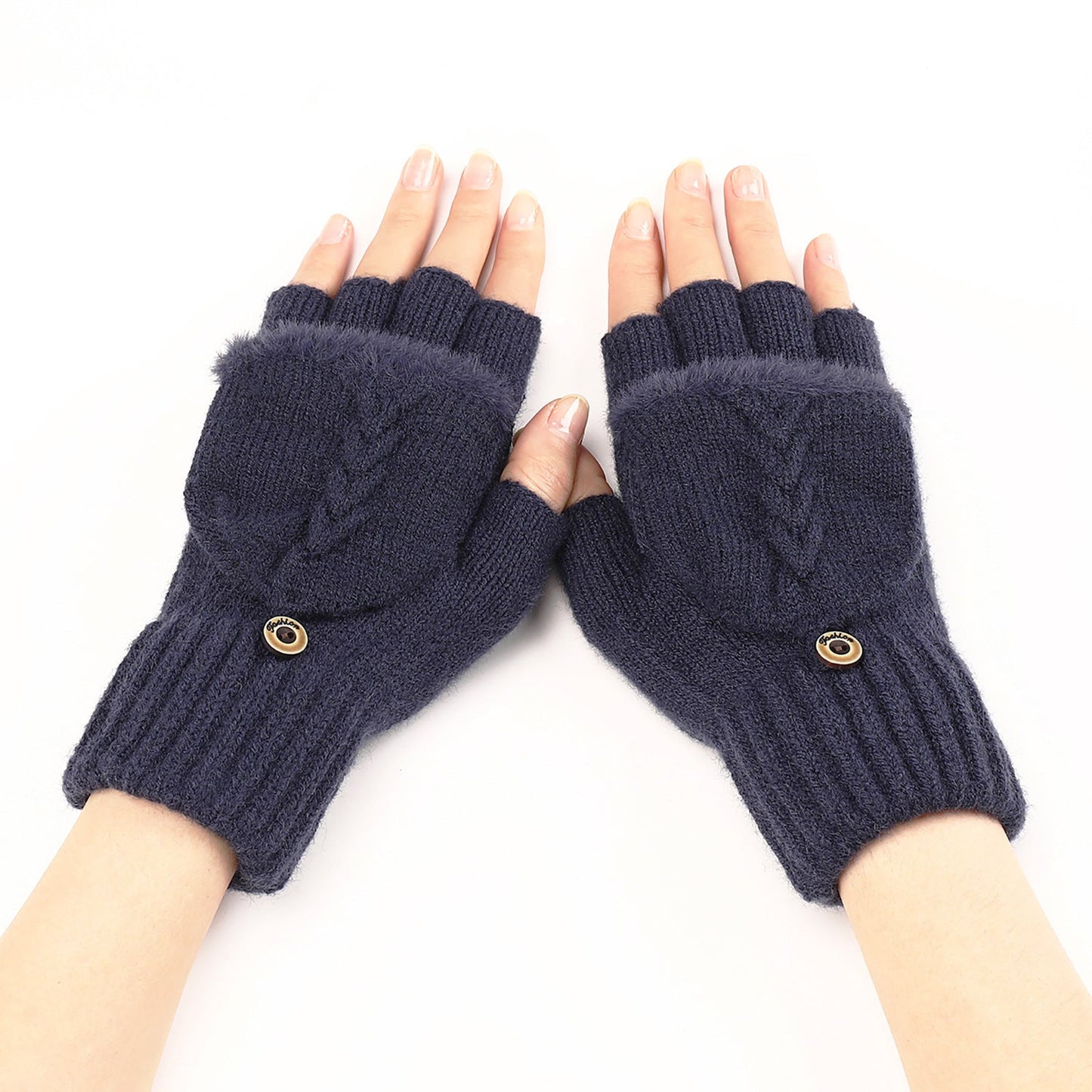 Winter Flip Knit Gloves