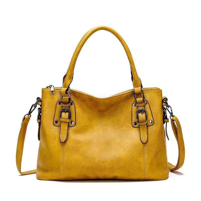 Victoria - Elegant Leather Shoulder Bag