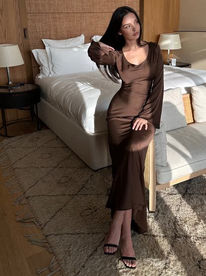 Mia™ - Long sleeve maxi dress