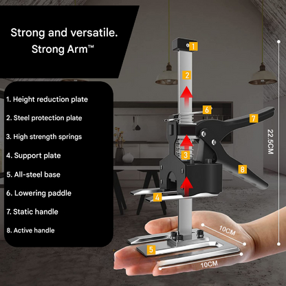 Strong Arm™ Lift Helper - Prevent Back Strain with 150 kg Load Capacity in Durable Stainless Steel