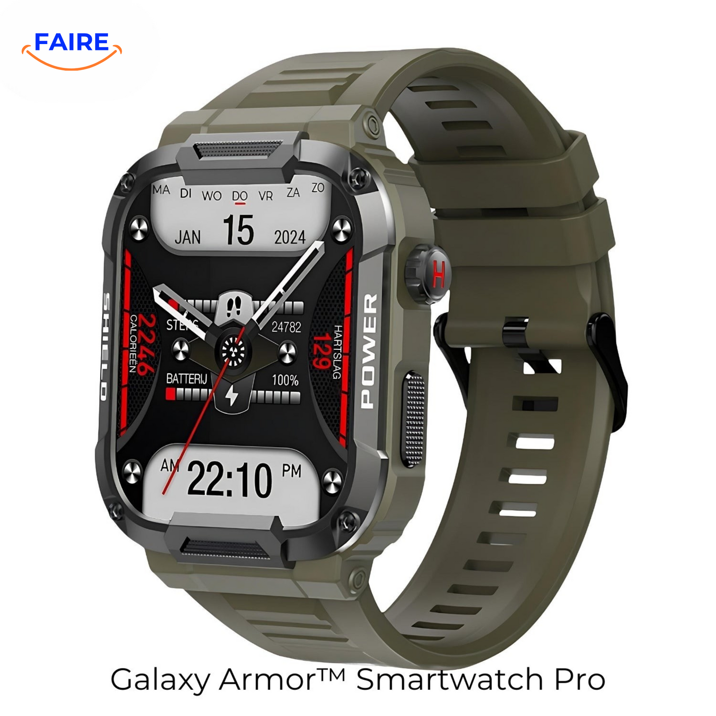 Galaxy Armor™ Smartwatch - Save £100+ on Indestructible Smartwatch for iOS & Android