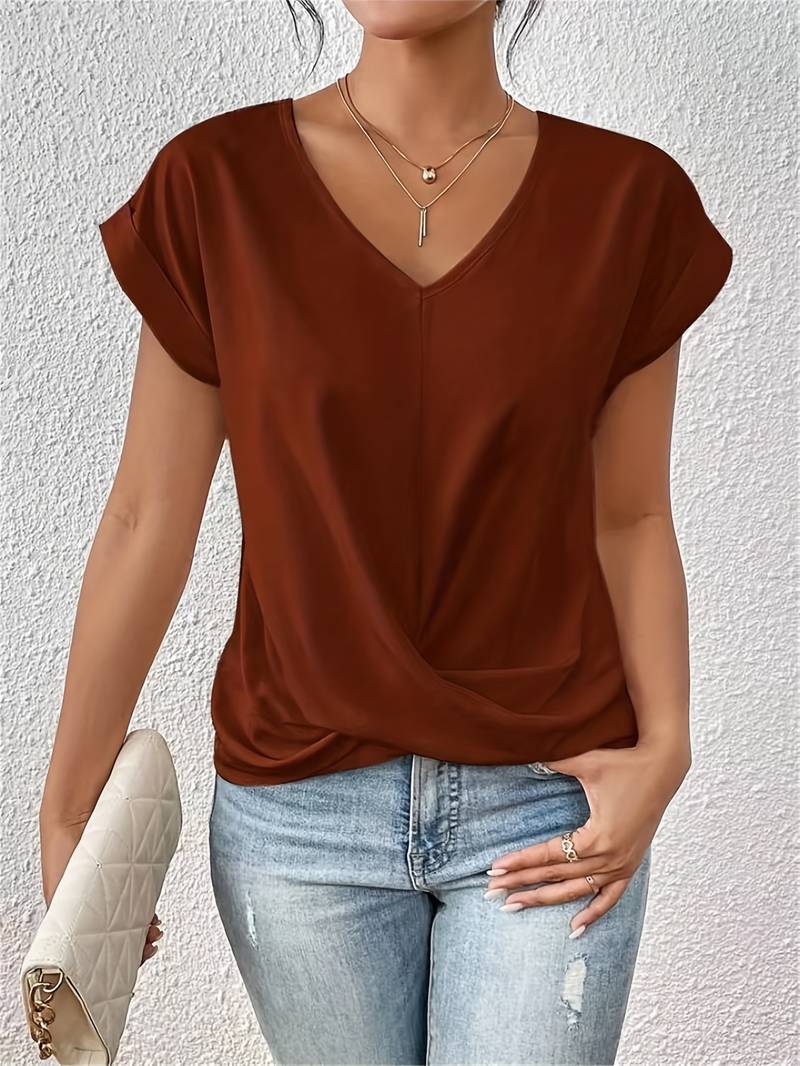 Zinnia - Casual T-shirt with short sleeves