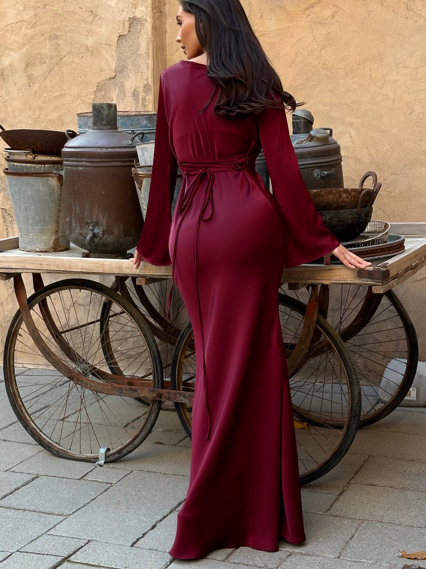 Mia™ - Long sleeve maxi dress