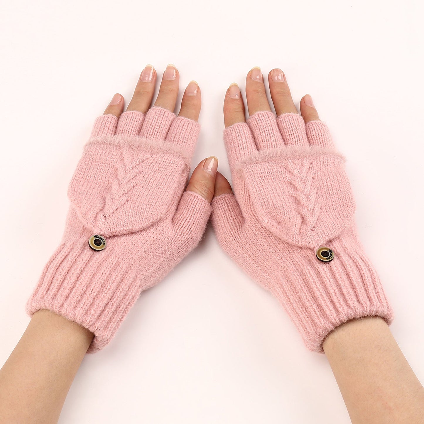 Winter Flip Knit Gloves