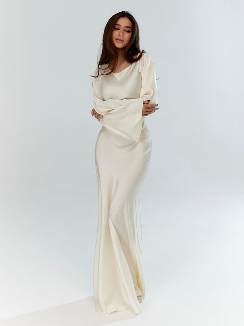 Mia™ - Long sleeve maxi dress