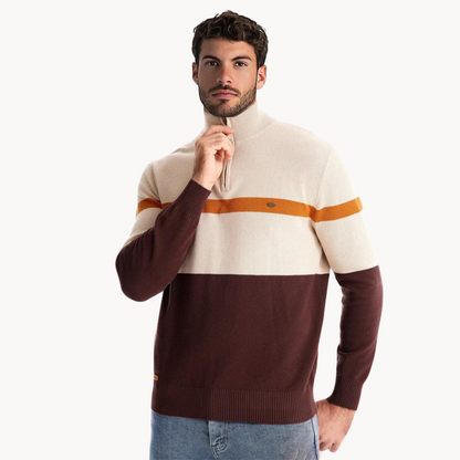 Connor- Quarter zipped sweater