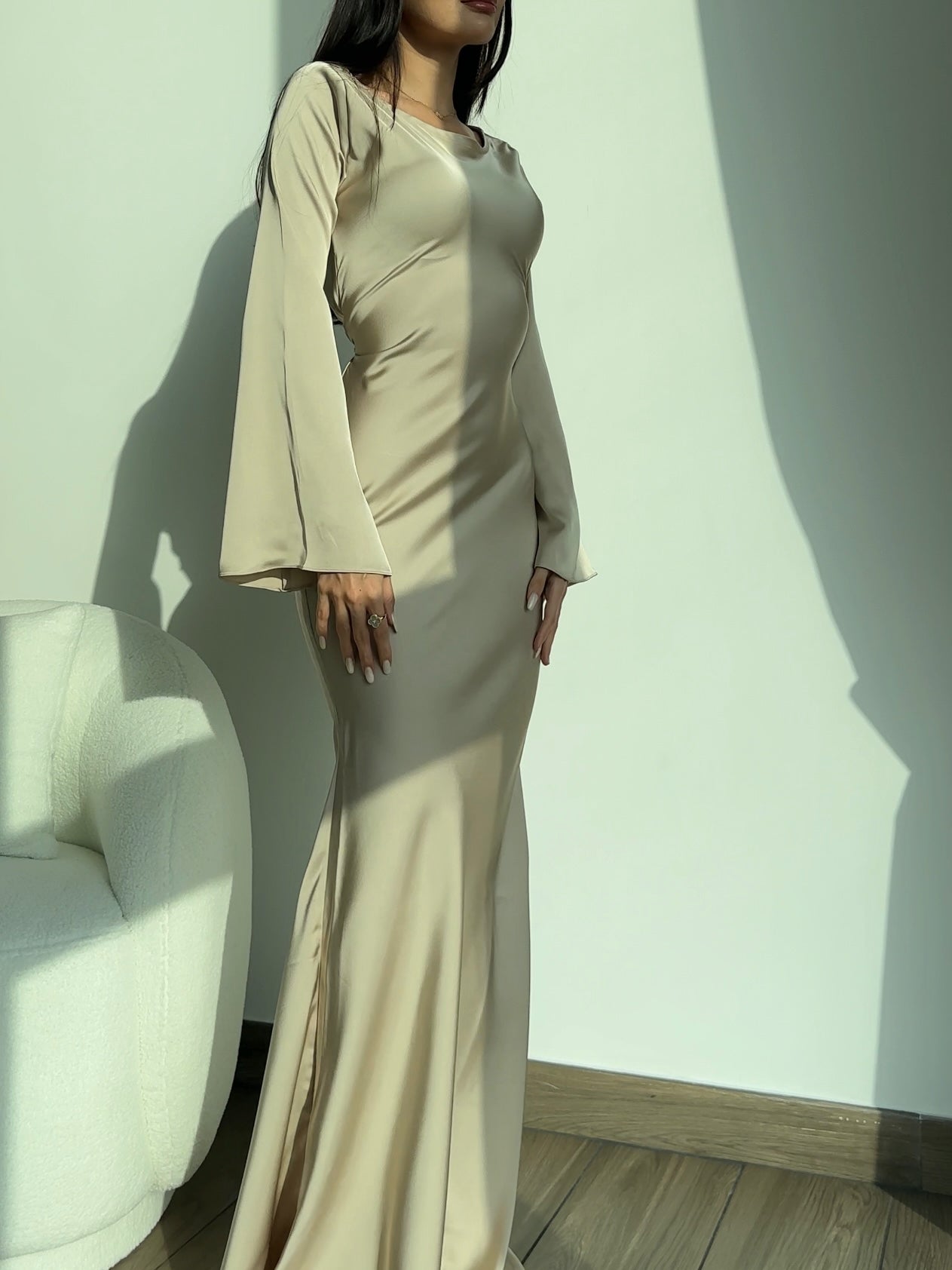 Mia™ - Long sleeve maxi dress