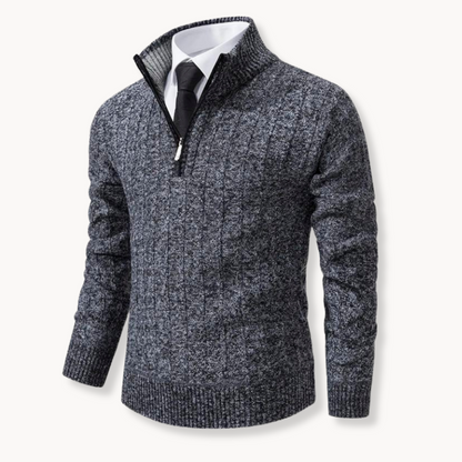 Rob - Quarter Zip Knit Sweater