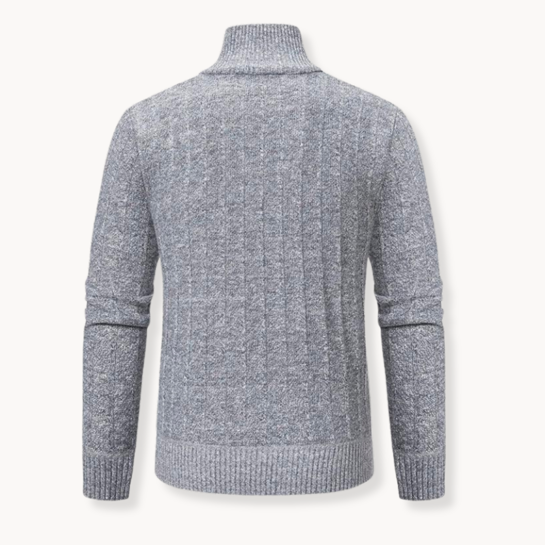 Rob - Quarter Zip Knit Sweater