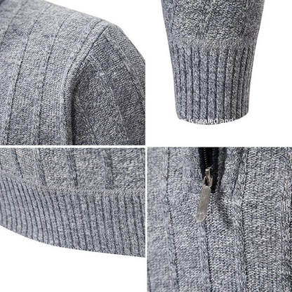 Rob - Quarter Zip Knit Sweater