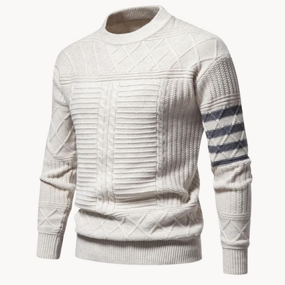 Warren - Cable Crew Neck Sweater