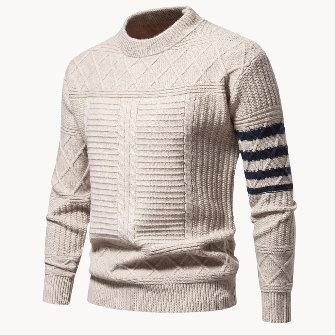 Warren - Cable Crew Neck Sweater