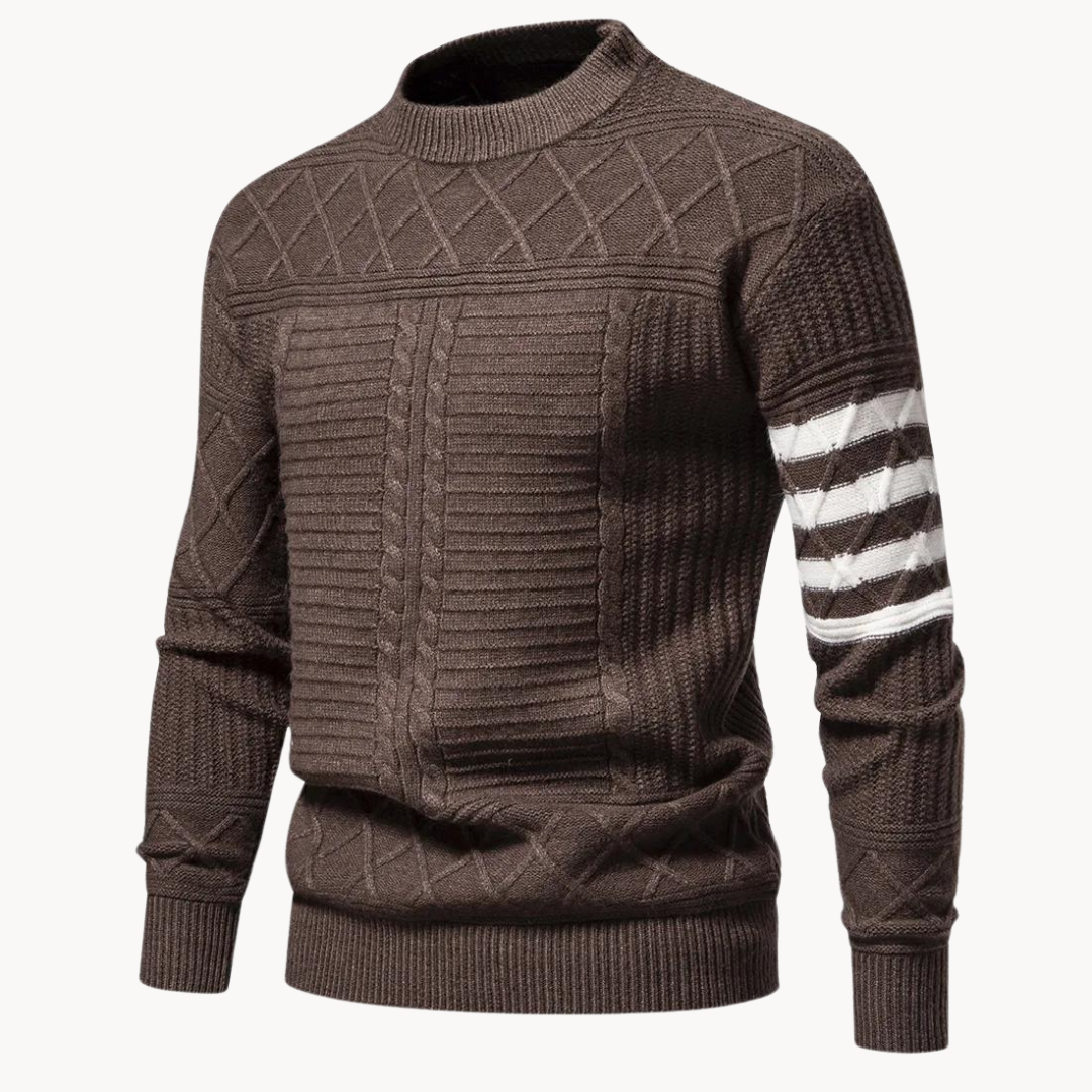 Warren - Cable Crew Neck Sweater