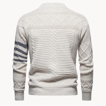 Warren - Cable Crew Neck Sweater