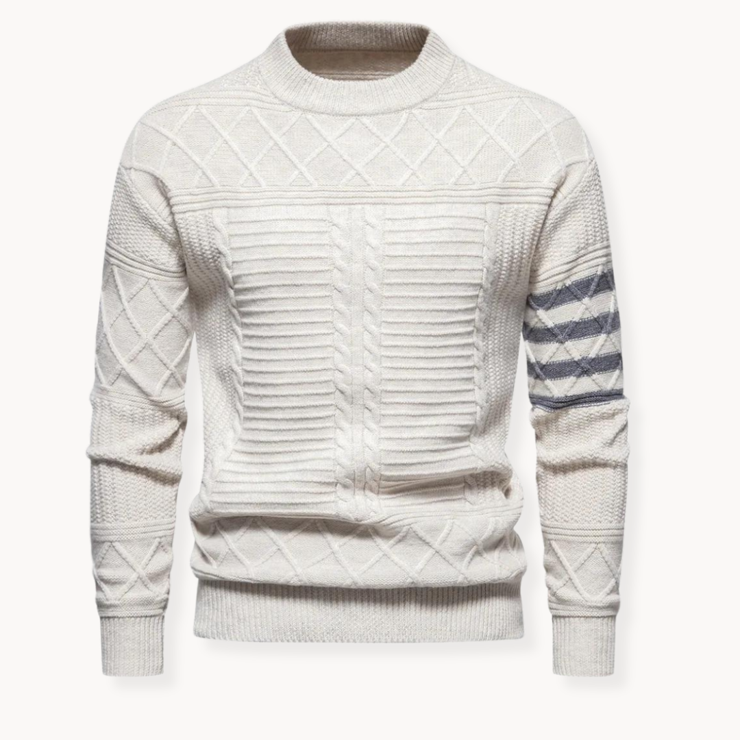 Warren - Cable Crew Neck Sweater