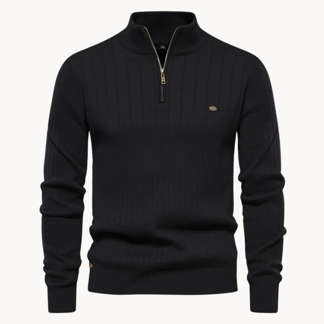 Jenson - Quarter Zip Sweater