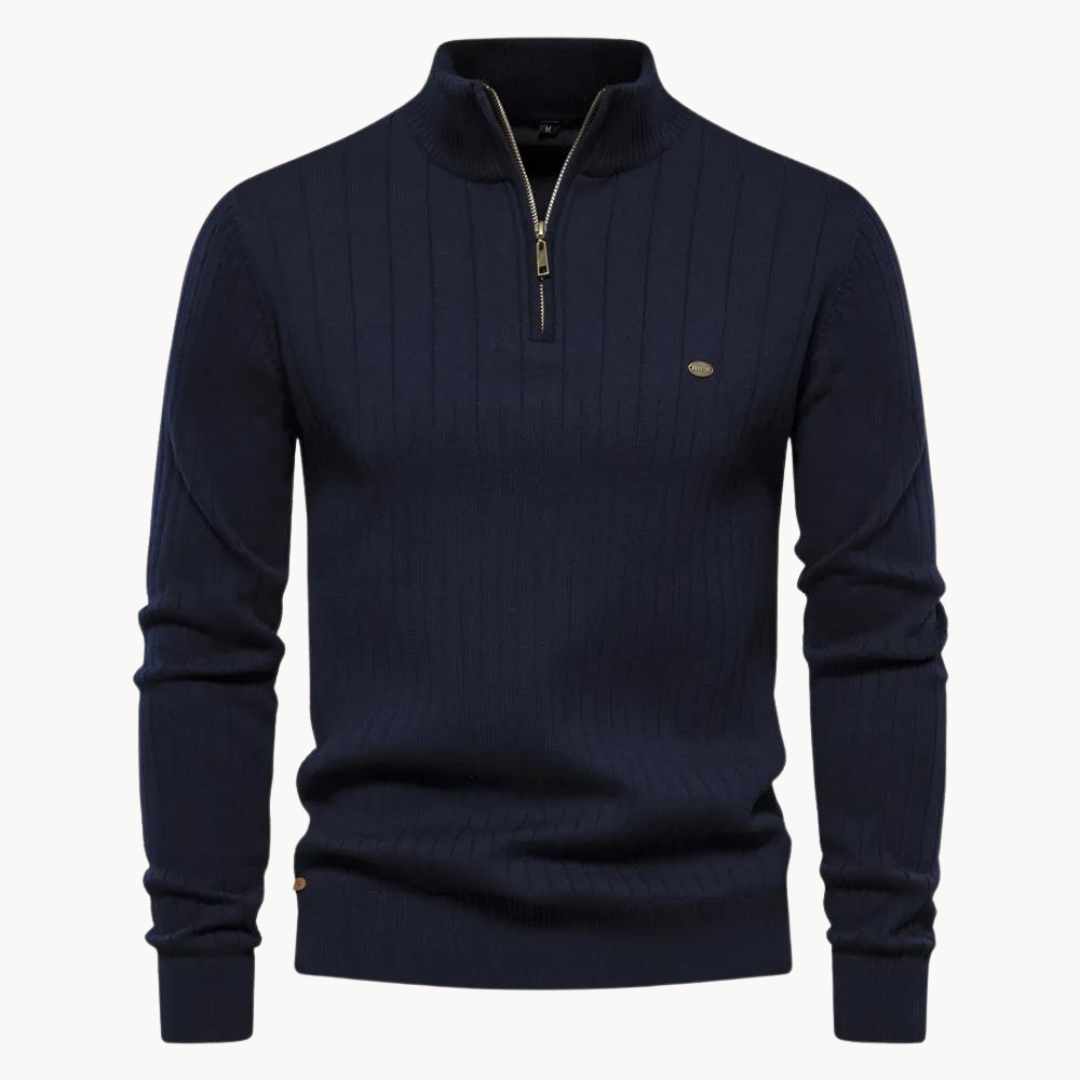 Jenson - Quarter Zip Sweater