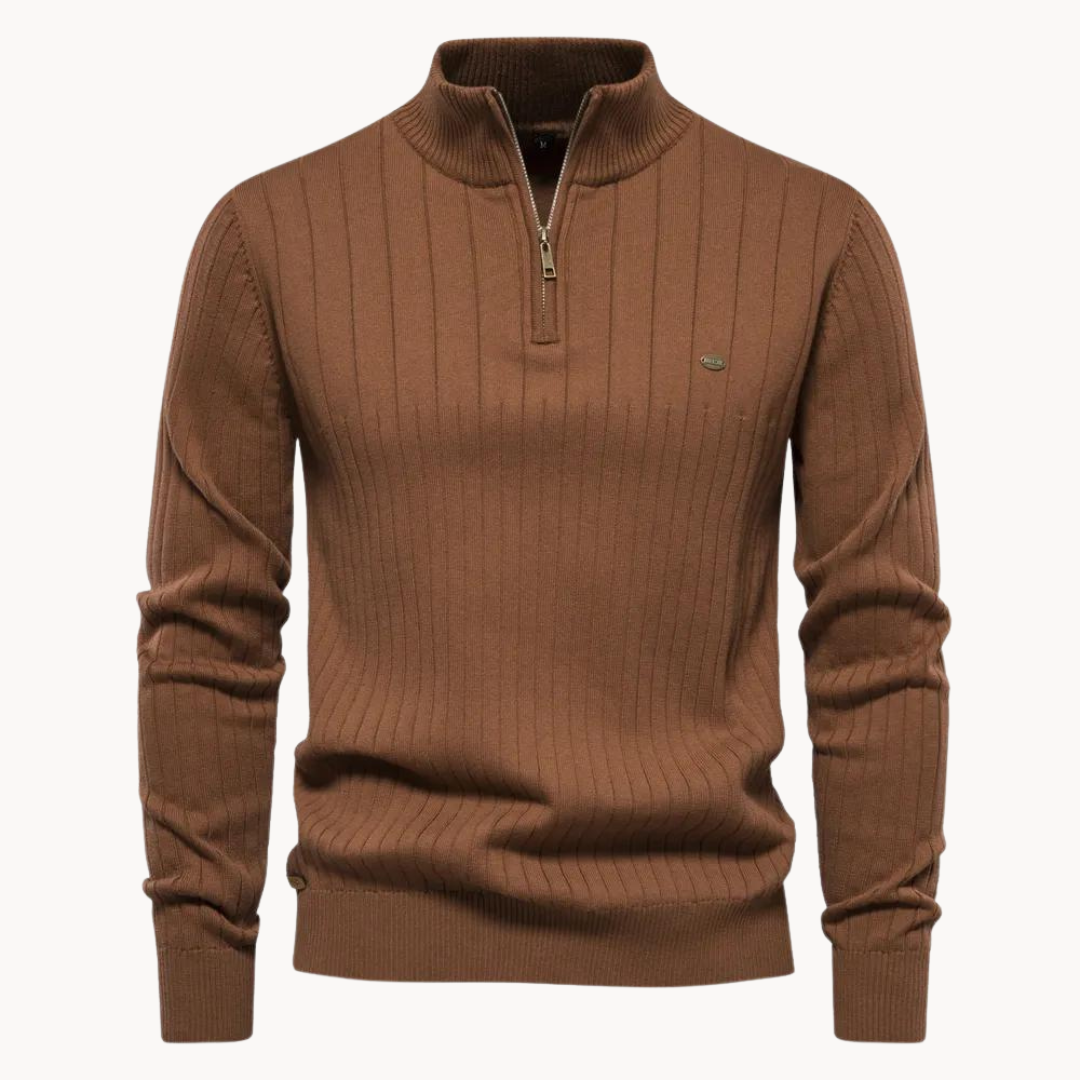 Jenson - Quarter Zip Sweater