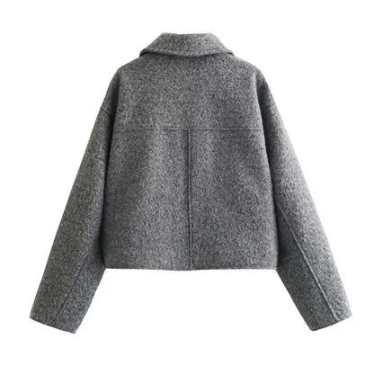 Vera - Cropped Tweed Jacket