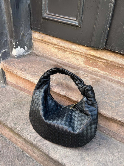 Woven Medium Handbag