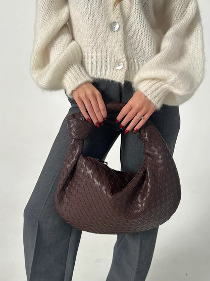 Woven Medium Handbag