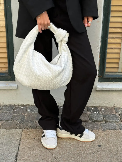 Woven Medium Handbag