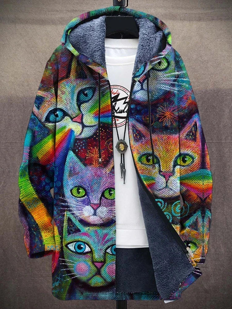 Caroline - Jacket with artistic print