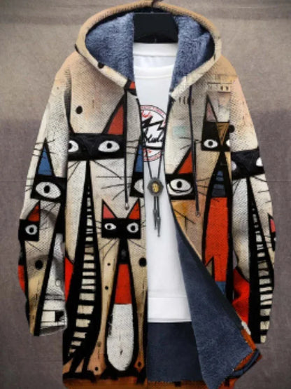 Caroline - Jacket with artistic print