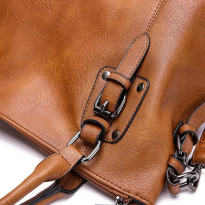 Victoria - Elegant Leather Shoulder Bag