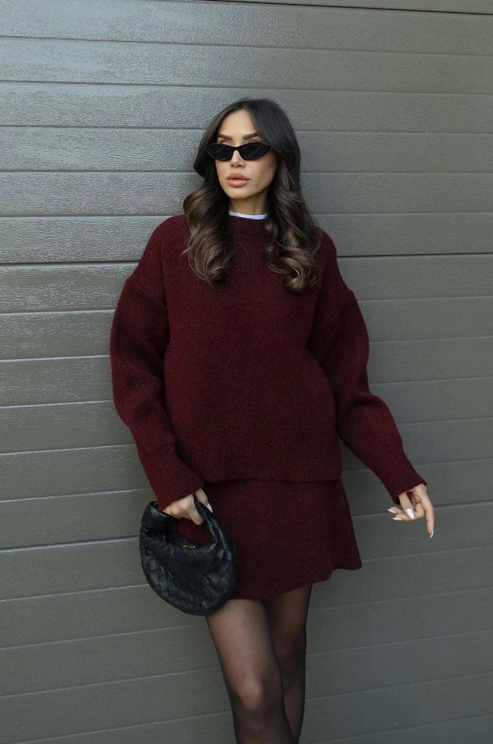 Teresa - Couture Knit Jumper & Skirt Set