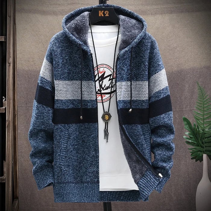 Winston - Stylish hooded jumper for men