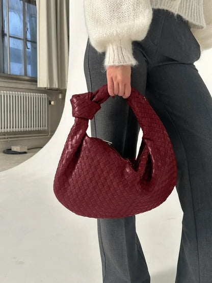 Woven Medium Handbag